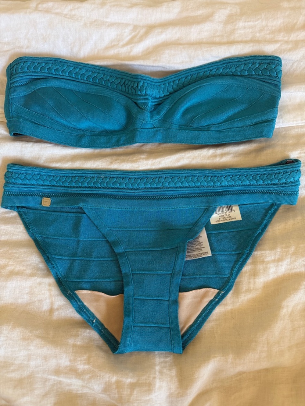 Herve Leger  Bandeau Bikini Set